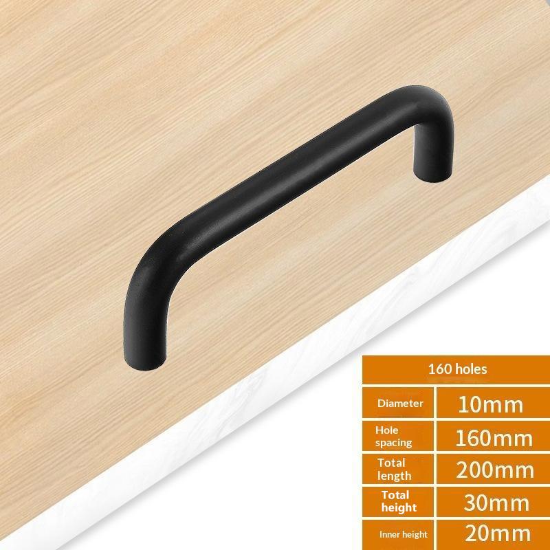 Aluminum Alloy Furniture Cabinet Door Handle Drawer Pulls Knobs Multi Size For Wardrobe Cupboard Home Decoration