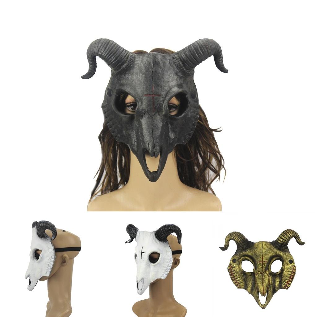 Einzigartige Ziegenmaske für Cosplay und Halloween Pu-Material