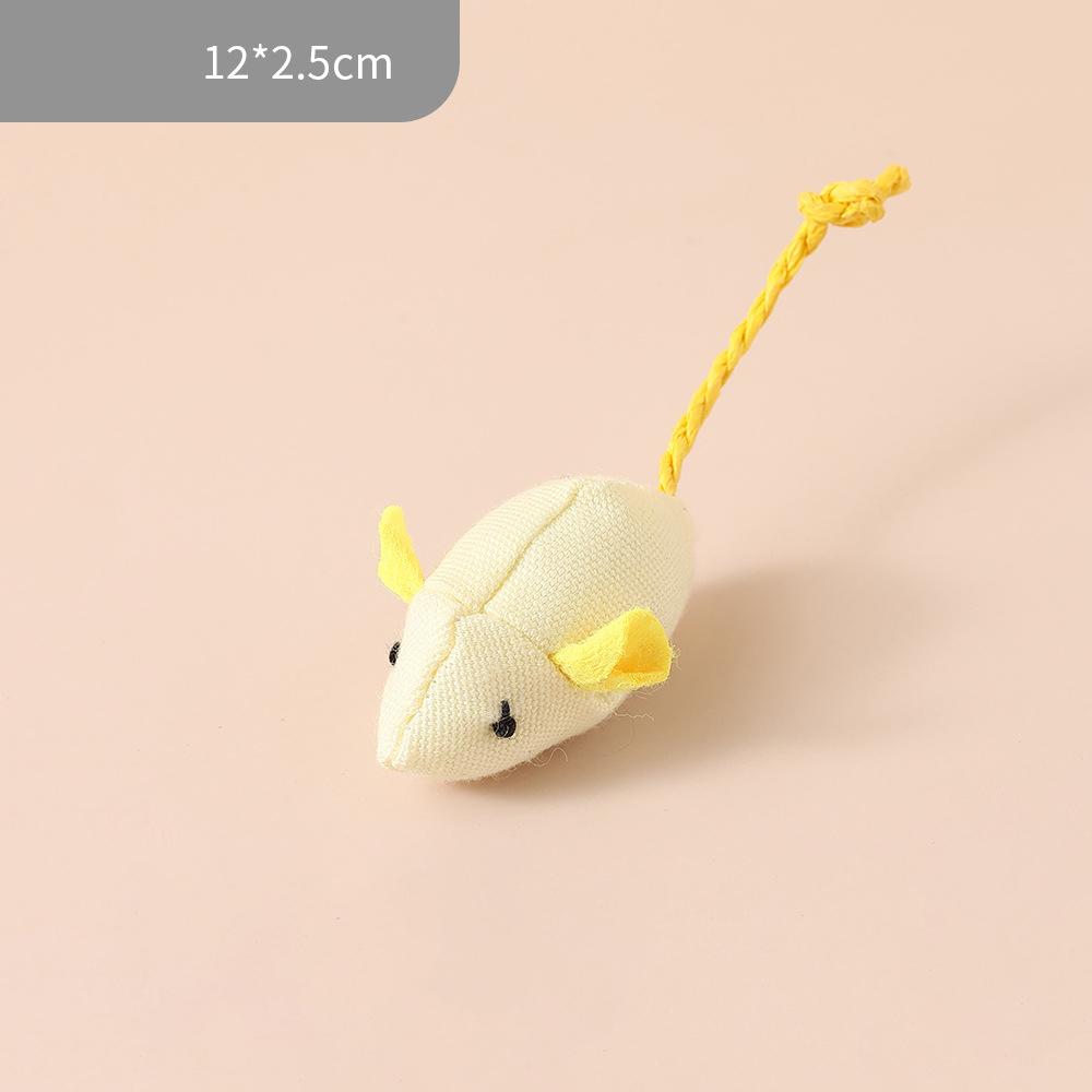 3Pcs/set Cute Simulation Mouse Toys for Cat Bite Resistance Plush Mouse Cat Interactive Toy Kitten Playing Toy Pet Supplies