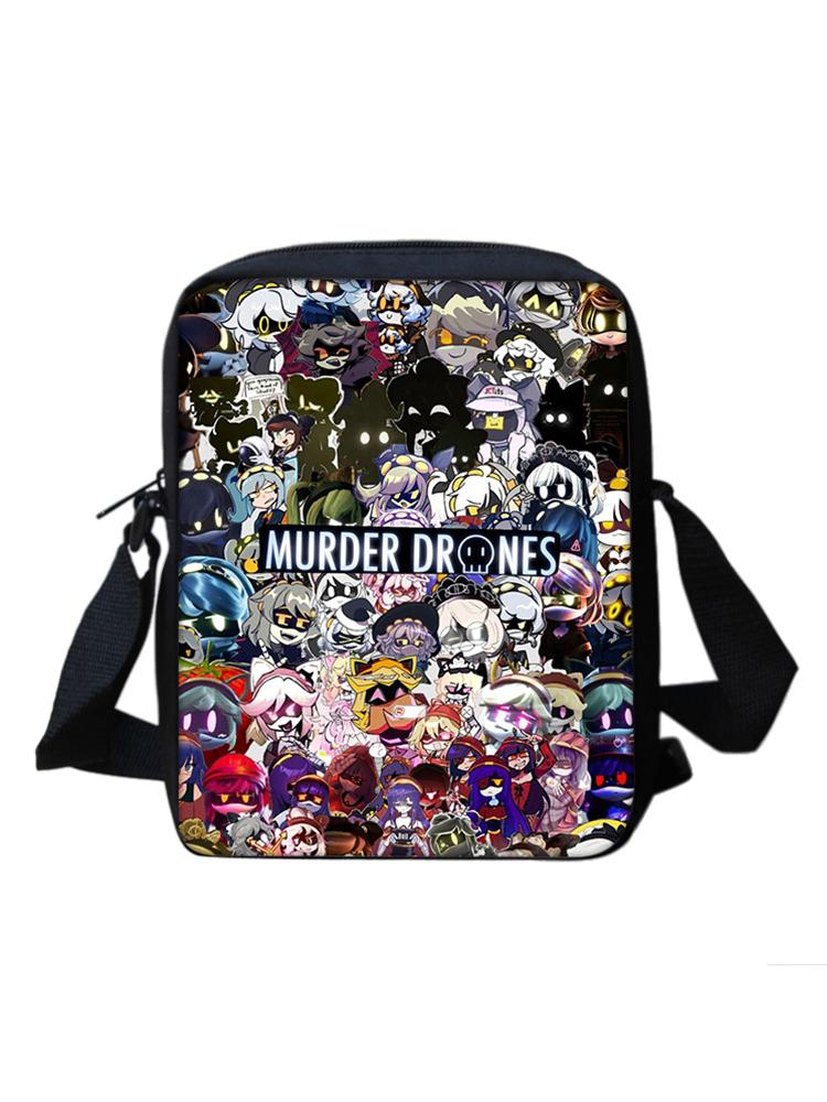 Mord-Drohnen Jungen & Mädchen Cartoon-Aufdruck Schultertasche Kinder Freizeit-Tragetasche Handy-Tasche Herren & Damen Einkaufstasche Bestes Geburtstagsgeschenk