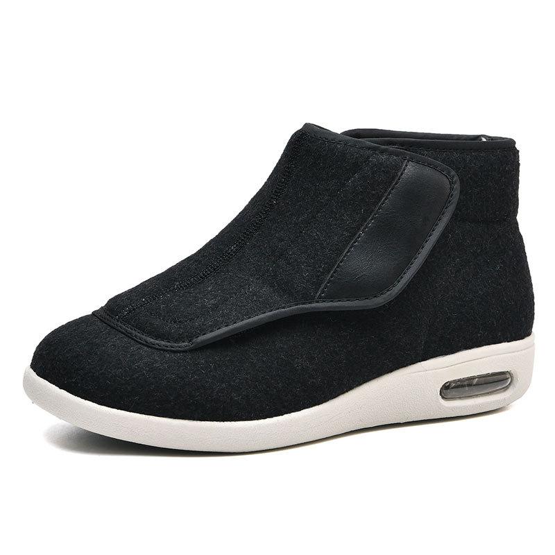 Winter Velvet Orthopedics Wide Feet Swollen Shoes  Eversion Adjusting Soft Comfortable Diabetic Shoes Dad Walking Shoes