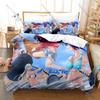 Soul Eater 3PCS Bedding Set, Duvet Cover + 2 Pillowcases, Classic Anime Print Soft Microfiber for Manga Fans Bedroom Decor
