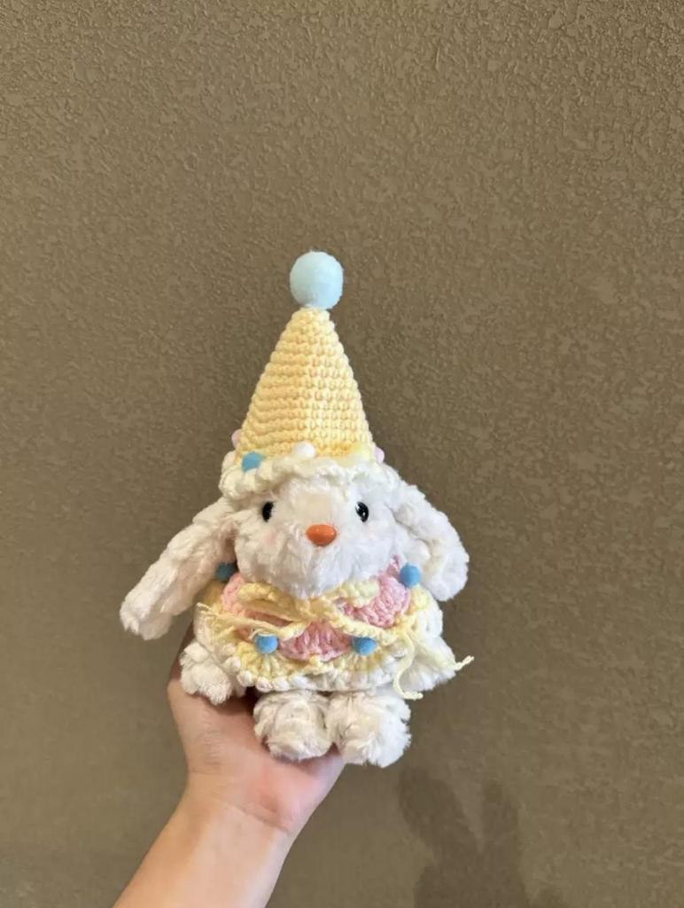 Bonnie Bunny Plush Keychain: Cute Girl Doll Bag Charm & Bestie Birthday Gift