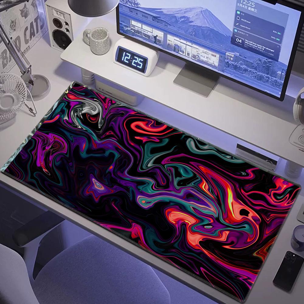 XXL Strata Liquid X Mouse Pad Computer Laptop Anime Keyboard Mouse Mat Large Mousepad Keyboards Gamers Decoracion Desk Mat