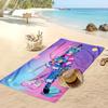 Asciugamano da Spiaggia Stampato Kpop Demon Hunters, Asciugamano Grande Assorbente ad Asciugatura Rapida per Estate e Attività all'Aperto in Acqua