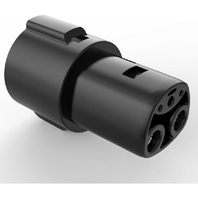 J1772 Charger Adapter Compatible Tesla Model 3/Y/X/S[Security Check ] 80 Amp / 240 AC-Compatible With SAE J1772 Charger[Only For Tesla Car]
