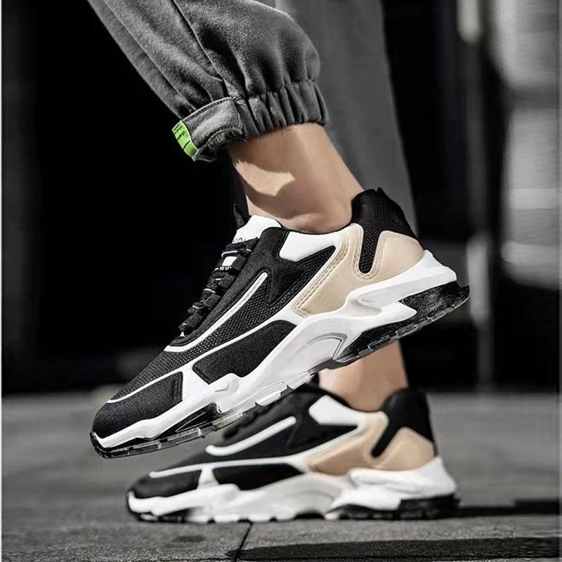 

Мужская повседневная обувь, осенняя новая модная модная мужская обувь, дышащая спортивная обувь с тканой сеткой, легкая обувь для папы