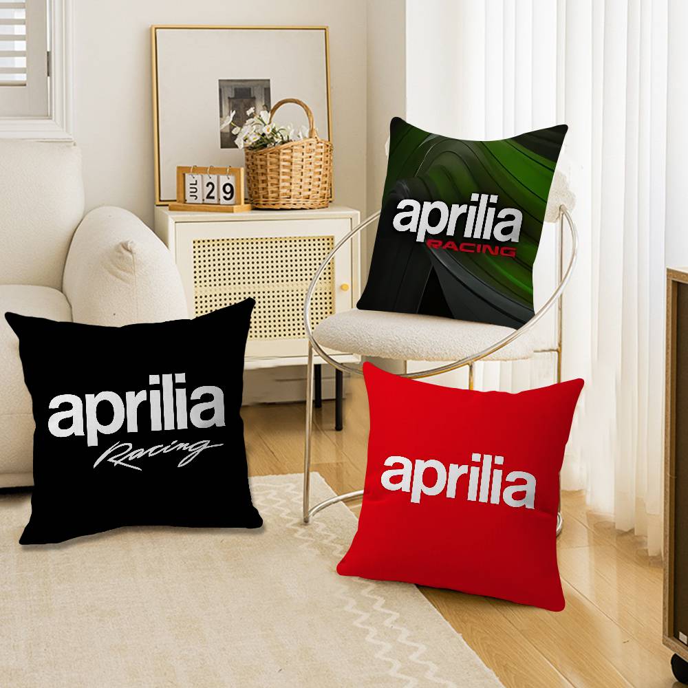 AApriliaS Logo Cushion Cover Car Throw Pillow Case For Sofa Car Christmas Gift Xcm Xcm