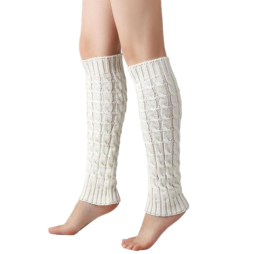 Women's Winter Piled Socks Eight-character Twisted Knitted Coarse Wool Socks