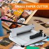 Accurate Cutting Paper Trimmer with Anti-slide Rubber Feet A4 Paper Trimmer with Built-in Clamp 400 Sheets Cutting Capacity Cardstock Trimmer