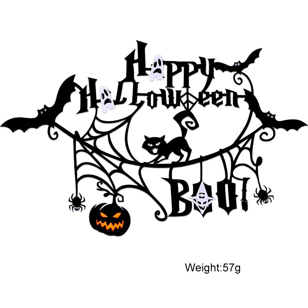 

Celebration Stylish Halloween Banner Set With Adorable Pumpkin And Cat Designs For Events Pumpkin Spider Flag