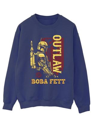 Mens The Book Of Boba Fett Distressed Outlaw Sweatshirt