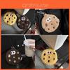 Soft And Fluffy Cookie-shaped Earphone Bag For Women On The Go