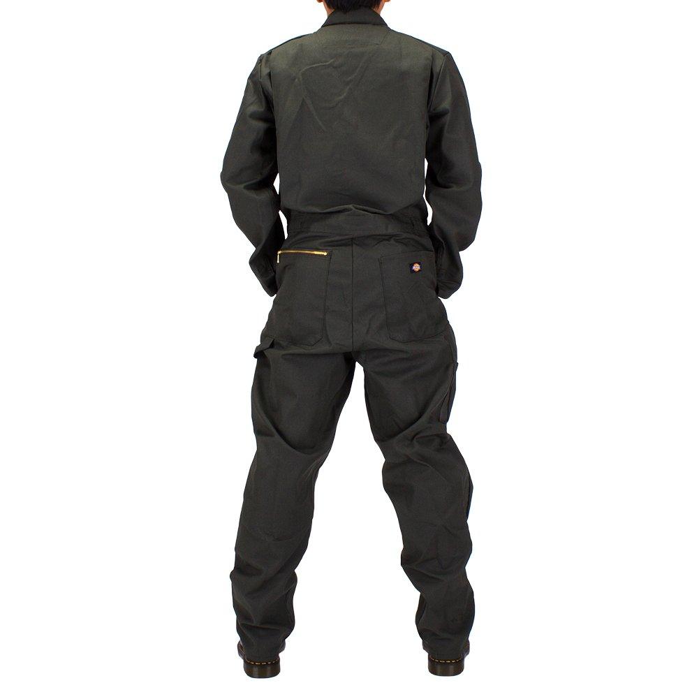 Dickies Deluxe Blended Coverall 48799, Men's Long Sleeve Workwear, Olive Green (OG) [Parallel Import]