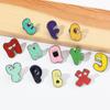 26Pcs Alphabets Enamel Pins Cartoon Letter Legend Brooch Metal Lapel Pins Hat School Bag Badges Jewelry Accessory Gift