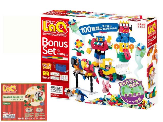 LaQ Набор-бонус 2021 Санта и олень (Включает фигурки не из распродажи)