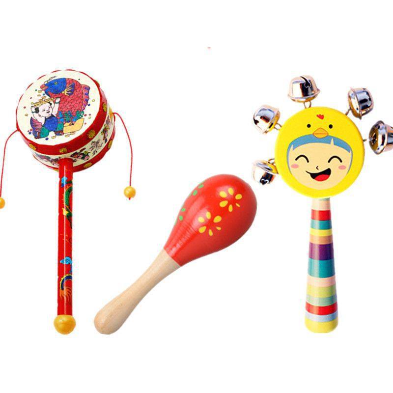 Baby Hand Rattle Toy Rattle Puzzle Early Education 3-6-12 Baby 0 1 Year Old Infant Newborn Boy And Girl