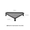 Japanese Metal Iron Kitchen Shelf: Triangle Corner Pot Rack, Anti-scalding, Multi-functional Storage Organizer