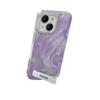 Geeignet für Apple 15 Handyhülle Sommer IPhone 14 Schmutz Lila Schmetterling Ständer 13pm Federgarn High-End Großes Loch