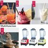 4500W 2000ML 7-trinns elektrisk blendermikser Kaffemaskin Juicer Kraftig multifunksjonell grønnsaksfruktpresser