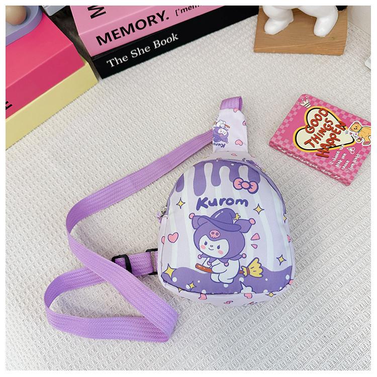 Melody Chest Pompomurin Bag Anime Cartoon Printed Childrens Shoulder Bag