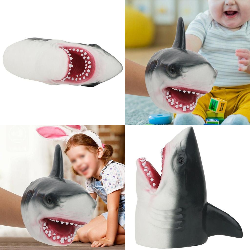 Premium Hai-Kopf Handpuppe Plüschtier für Kinder Sicherer und lehrreicher Spaß