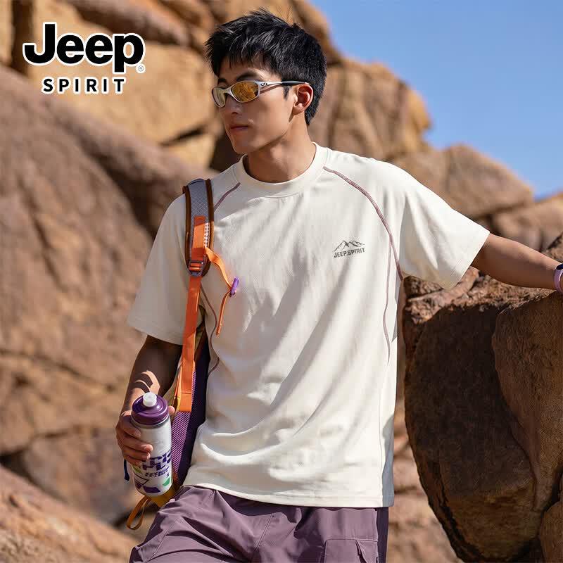 JEEP SPIRIT Men s UPF50+ Casual T-shirt L