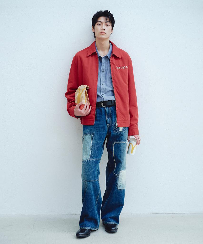 Uniform Bridge Old Town Work Jacket Red