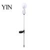 Decorative Pathway Lighting Solar Angel Garden Light, LED Yard Stake Waterproof Stakes Memorial Lamp for Cemetery Graveyard Patio Lawn Decor
