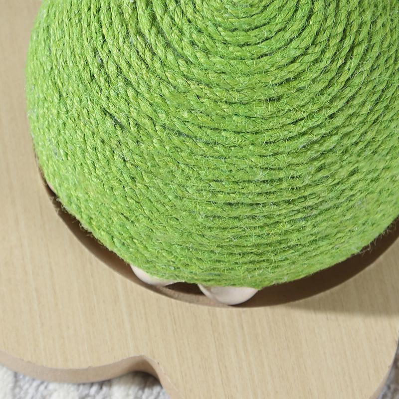 Mushroom Cat Scratching Post & Teaser Toy Set