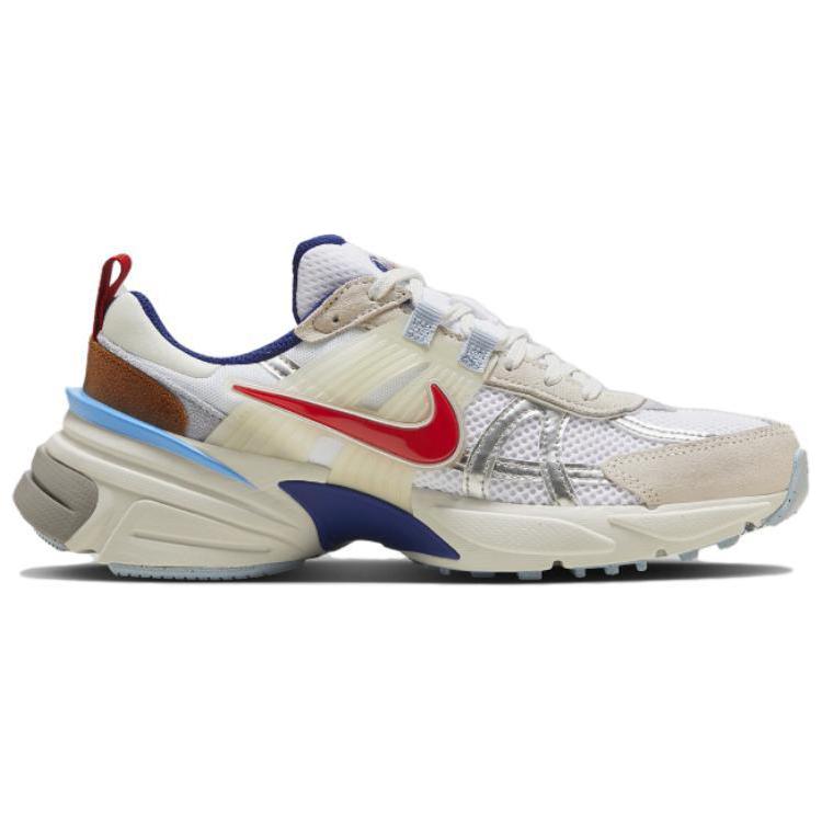 Nike  V2K Run Metallic Silver Red Blue Women Sneakers White Fitness-Red Sail-White HF5724-061