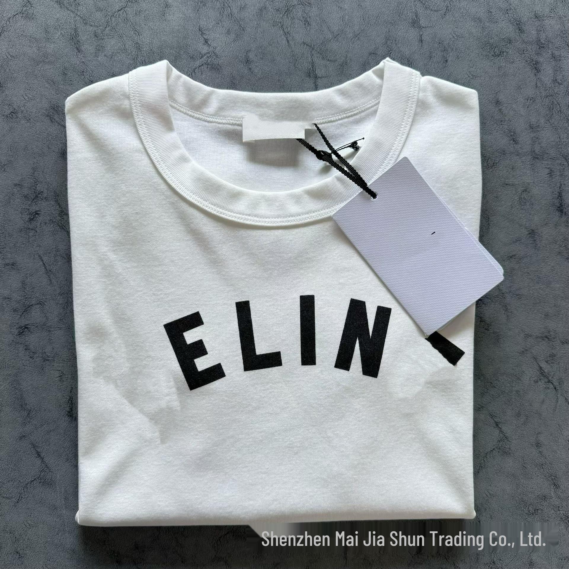 

Nanyou Premium Women s Summer Solid Color Letter Print Pure Cotton Short Sleeve T-Shirt, High-End Design, 2025 Edition. Small белый
