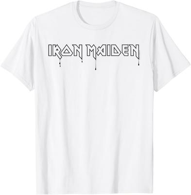 Iron Maiden - Drip Logo T-Shirt Herren Damen T-Shirts Top