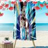 Electric Dragon Warrior Beach Towel Soft Beach Towel for Vacation Photos Swim Seaside Quickdrying Swim Towel Beach Towel Printing Comfort