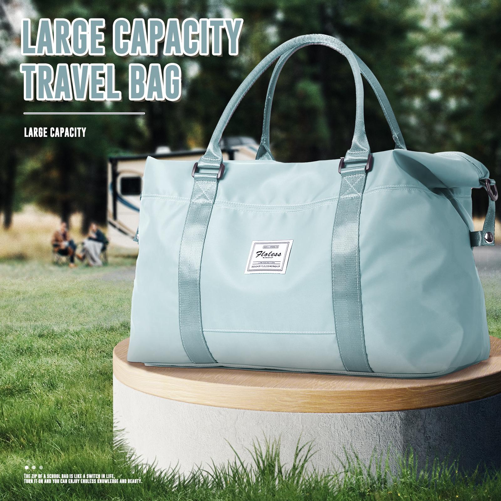 

Модная дорожная сумка-даффл Легкая складная сумка-тоут Ручная кладь Сумка выходного дня Сумка для путешествий для женщин и мужчин