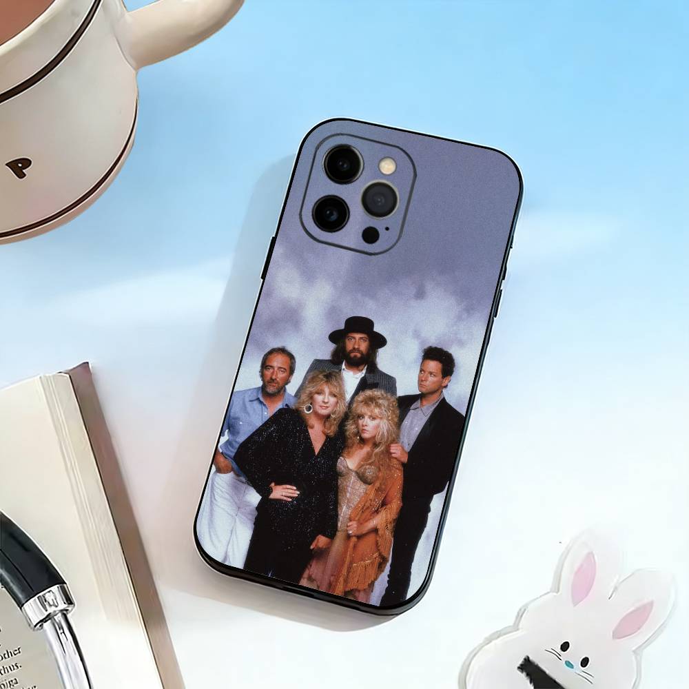 Band F-Fleetwood M-Mac  Phone Case For iPhone 17, 16,15,14,13,12,11 Plus,Pro Max, Others Soft Black Cover