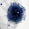 Fashionable Hair Decoration Flapper Headband With Mesh Flower Hairpin Masquerade Party Headpiece Great for Costume Event
