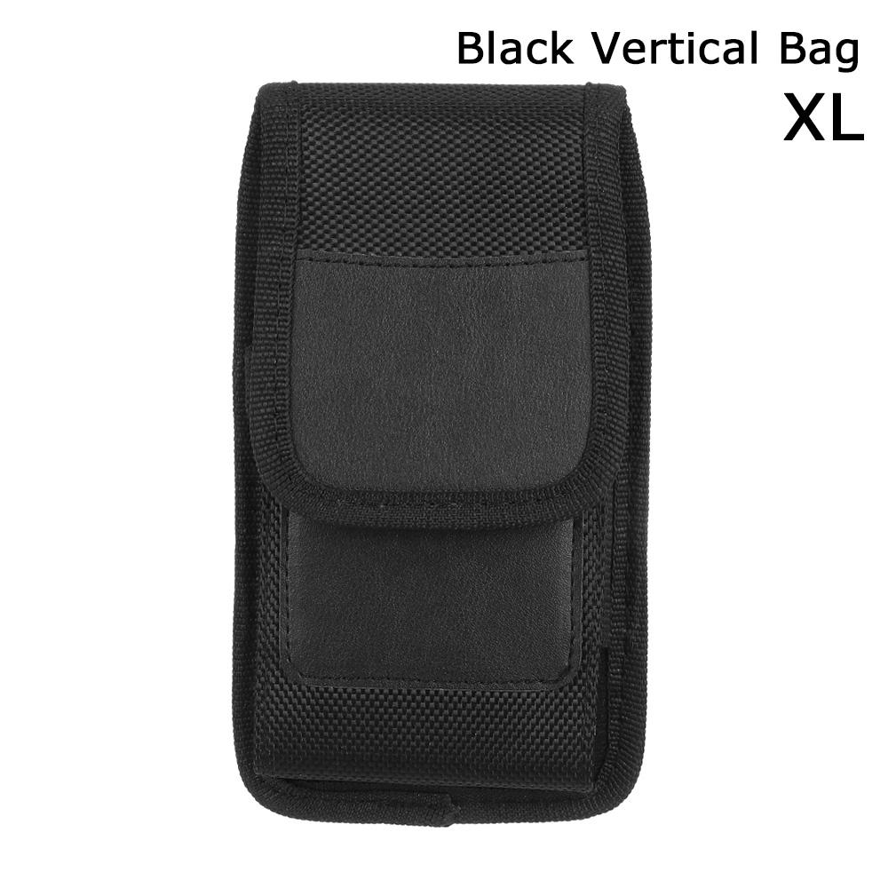 New Fashion Oxford Cloth Mobile Phone Pocket Nylon Fabric Wear Belt Waist Packs Protective Case With Clip Bag Accessories