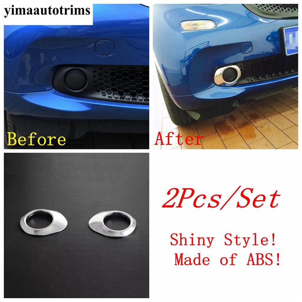 Front Rear Fog Lamp / Window Wiper / Side Air Vent Outlet Leaf Broad Cover Trim ABS Accessories For Smart 453 Fortwo 2015 -