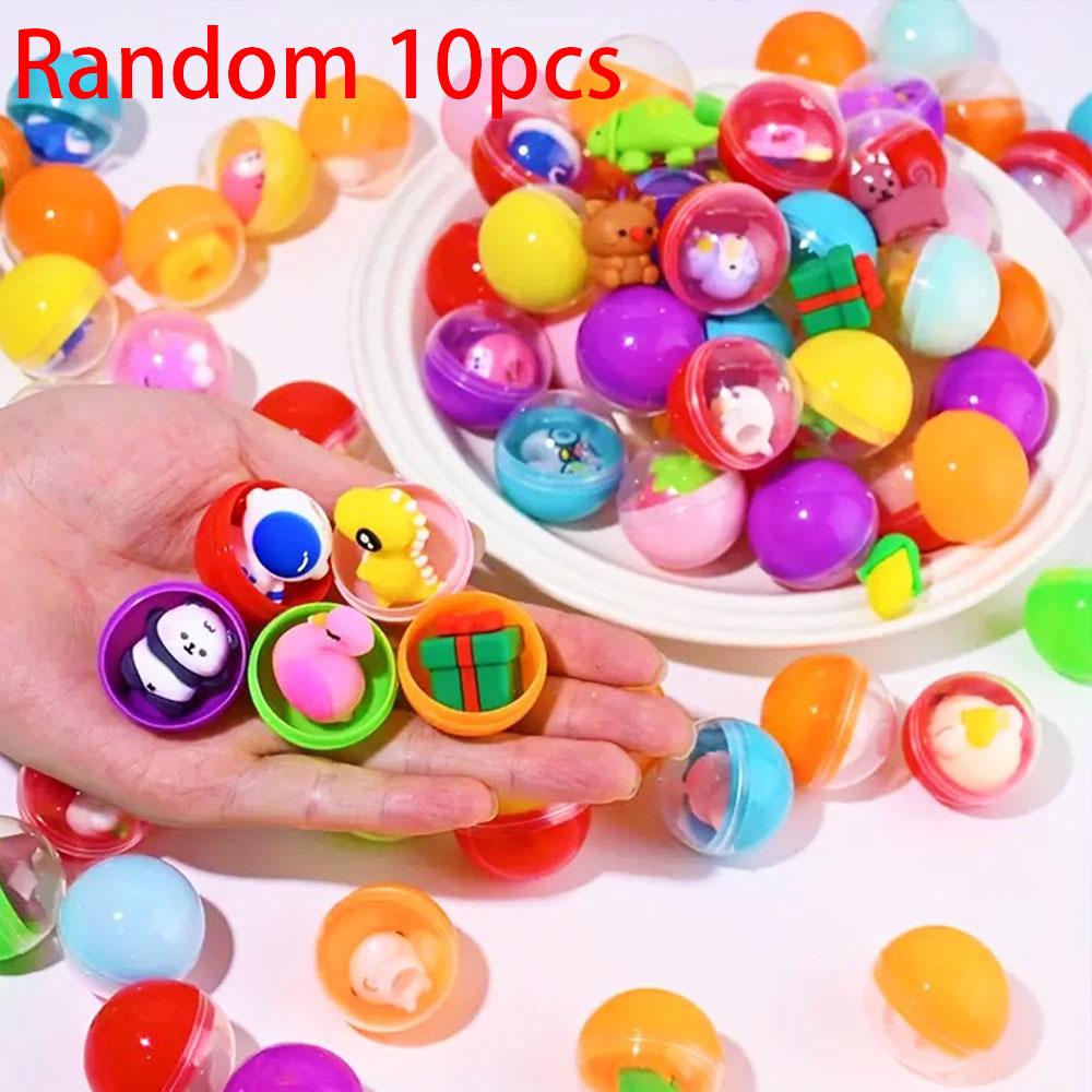 Non-Toxic Mini Transparent Globule Blind Box Twist Egg Cute Little Cartoon Pen Holder Capsule Toy Blind Box Fun & Festive Holiday Gift