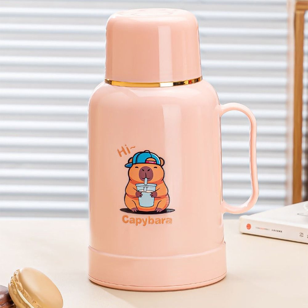 Cartoon Anime Cartoon Isolierter Wasserkocher 1000ML Doppelwandiger Heißwasserspender Verdickt Große Kapazität