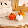 Thanksgiving Table Decorations 20 PCS Velvet Pumpkin Decorative Ornaments, Multi-Color Artificial Fall Harvest Decor Modern Autumn for Mantel