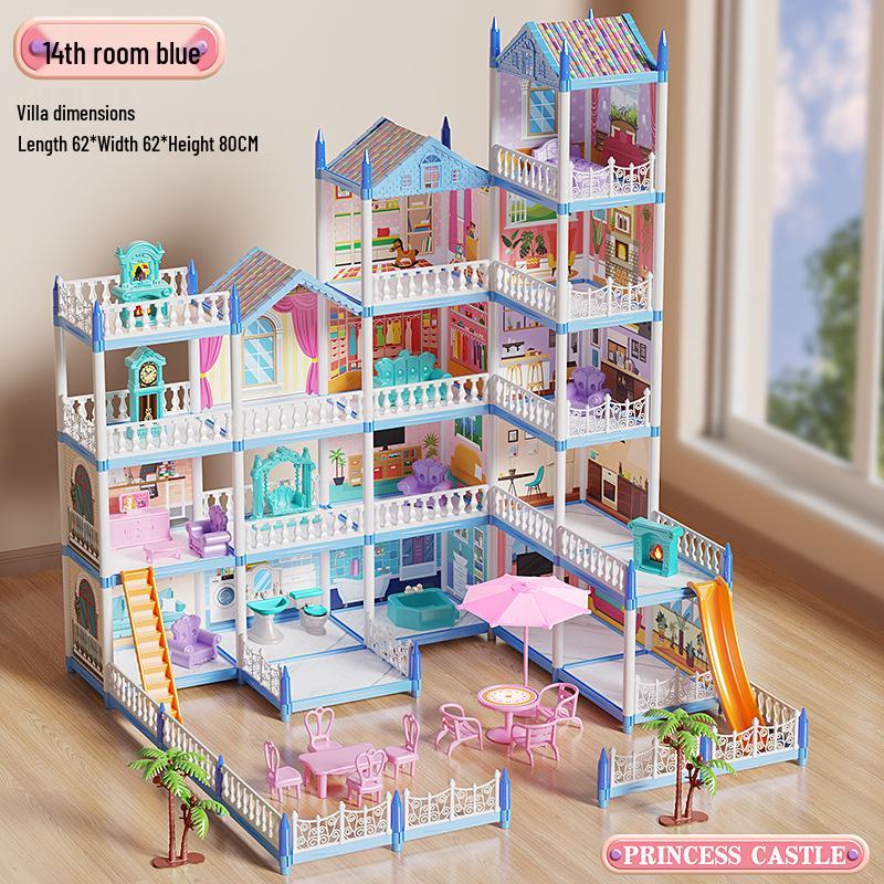 Princess Castle Dollhouse DIY Building Kit for Girls