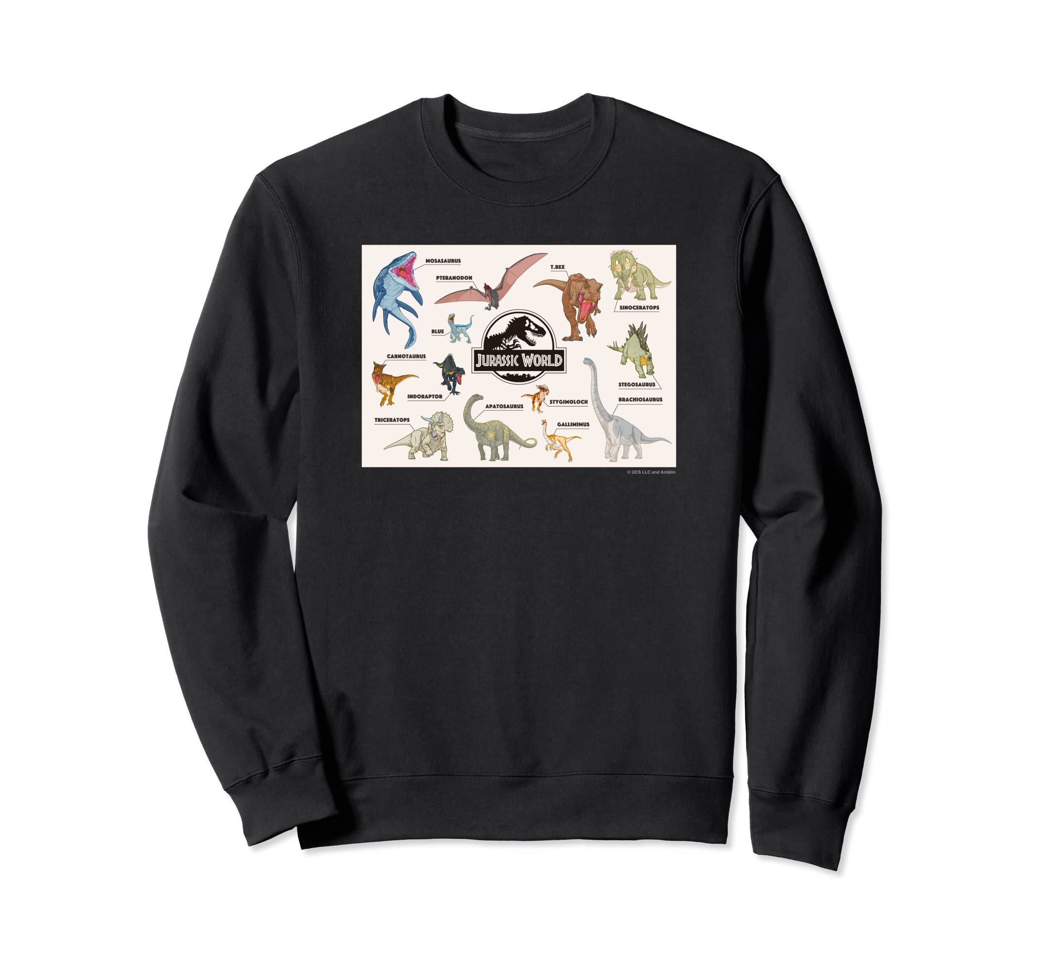 

Jurassic World Large Set (Illustrated) Sweatshirt
