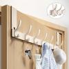 Vividorad Door Hook Set Easy Door Entrance Hanging Hat Bag Hanger Strong Load Deformation Quiet Large for Storage 7-Hook [Screw-Free & Tool-Free