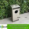 Stainless Steel Outdoor Trash Bin for Hotels, Parks, and Malls