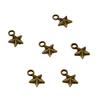 Five-Pointed Star Charms Multi Color Alloy Plain Pendants For Celestial Themed Jewelry