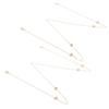 2pcs Star Shaped Pendant Clavicle Chain Stylish Face Cover Chain Lanyard Jewelry Gift