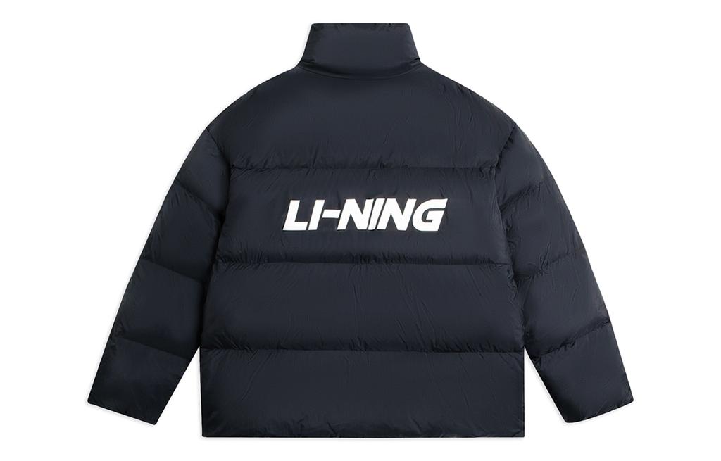 Li Ning Down Jacket Winter Unisex Black AYMS337-1