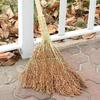 Wooden Handle Sorghum Broom - Long Style (5-Pack)